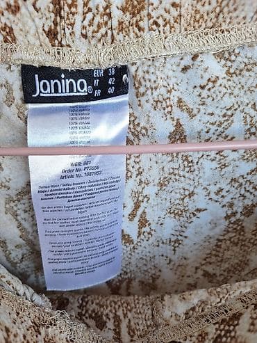 lancic za struk: Ženske pantalone Janina – model sa printom zmijske kože - Veličina — 4