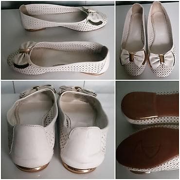 zenske mokasine broj 42: Scarpe di Strada – bele baletanke - Model: klasične baletanke sa — 3