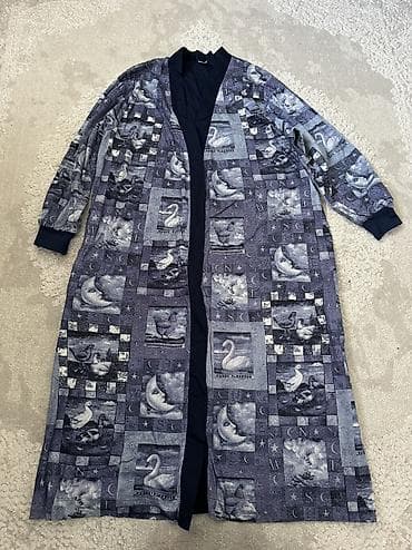 Ženska obuća: Kucna haljina pamucna sa kaisem za struk.Moze i kao ogrtac da se nosi — 2