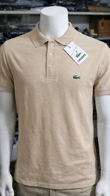 Duksevi: Men's T-shirt Lacoste, bоја - Bež — 3