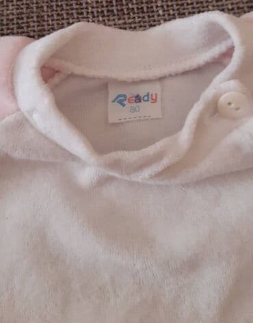 Košulje: Bebi kombinezon Ready, veličina 80 (oko 1 godinu). - Boja: krem/bela — 2