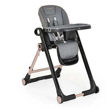 deciji radni sto i stolica: Stolica za hranjenje Prime – Dark Grey (CANGAROO), šifra proizvoda — 3
