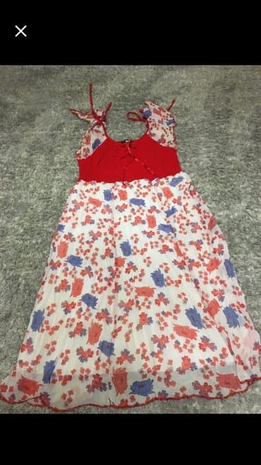 h m haljine za devojcice: 0101 Brand M (EU 38), L (EU 40), XL (EU 42), color - Multicolored, Short sleeves — 1