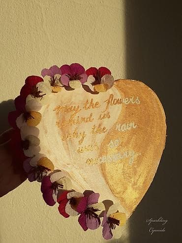 korpice za cvece: Veštačko cveće, bоја - Zlatna, Novo — 4