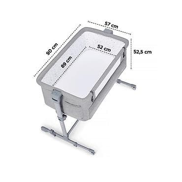 patike sa satenskim pertlama: KINDERKRAFT KOLEVKA NESTE UP Grey Melange – KKLNESTGRYM00N-250 Opis — 4