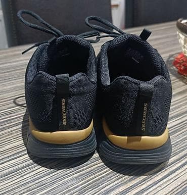 valentino womens sneakers: Skechers patike – model SN 12615, boja BKRQ (crna sa zlatno‑bronzanom — 5