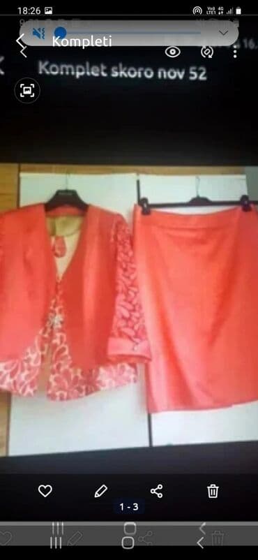 push up helanke novi sad: 6XL (EU 52), Cvetni, Jednobojni, bоја - Crvena — 1