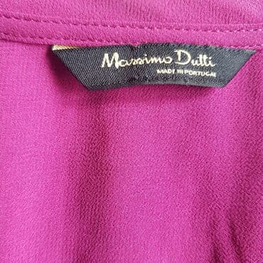 massimo dutti torbe: M, Silk, Single-colored, color - Purple — 2