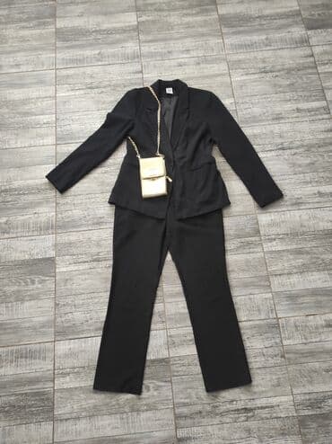 Women's Clothing: Ženski crni sako Vero Moda - Klasičan kroj sa jednim dugmetom za — 1