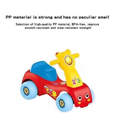 pepco garderoba za bebe: BBO Toys guralica sa muzikom 18m+ (HE0821-80) Opis: - Dečija guralica — 6