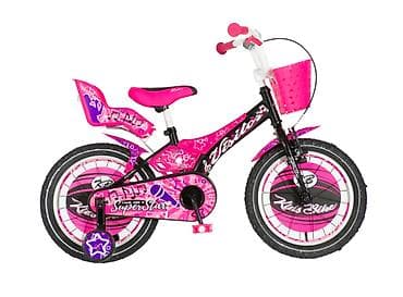 ranac na tockice: Bicikl kids Visitor Star 16" 10" V-brake + kontra, za visinu deteta — 4