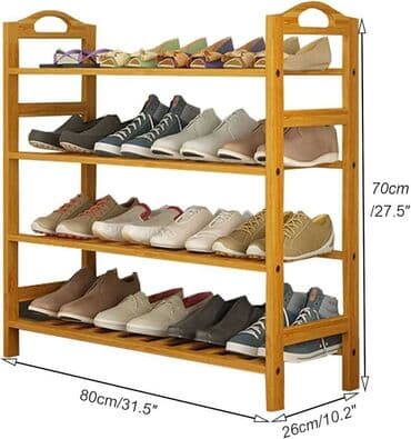 simpo regali za dnevni boravak: 💜CIPELARNIK 3000 din Četvoroslojna bambusova polica za cipele – — 5