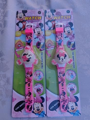 Dečiji elektronski sat sa motivima Mini Maus, idealan za male