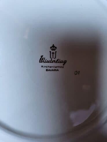 komplet tanjira: Tanjiri Kirchenlamitz porcelan Bavaria 1950g+. Tanjiri — 7