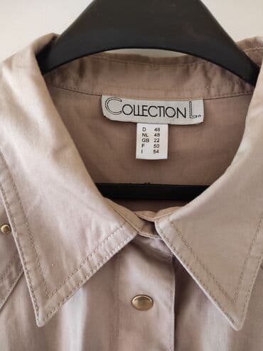 pantalone push up: Aclima, 2XL (EU 44), Cotton, color - Beige — 2