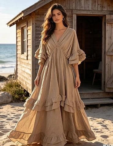 minic odeca: ✅Boho maxi haljina sa volanima
✅3000 din
✅S M L — 4