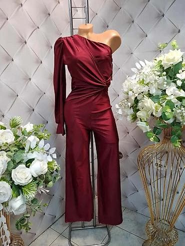 satenske helanke: Elegantni ženski kombinezon – asimetričan kroj - Model sa jednom — 1