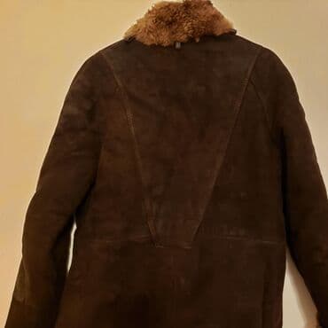 Fur coats: M, Without lining, color - Brown — 5