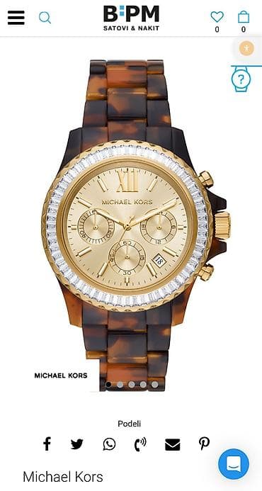 Michael Kors ženski hronograf sat – model MK (šifra na poleđini: 0 /