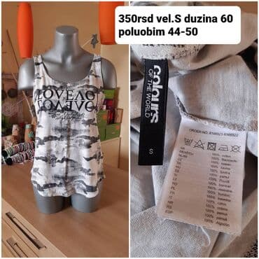 svilene spavacice sa ogrtacem: S (EU 36), Cotton, color - Multicolored — 14