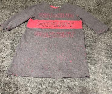 3 decembar duks: S (EU 36), M (EU 38), L (EU 40), Single-colored, Print, color - Grey — 1