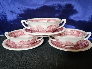 set za začine: Cinije za supe,corbe Villeroy - Boch Rusticana Nemacka 80te. Cinije 3 — 1