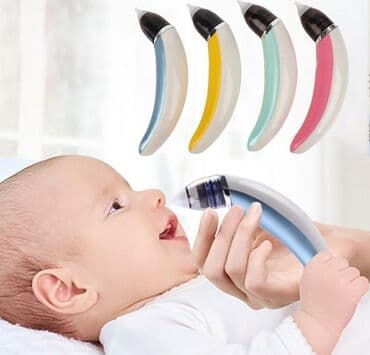Dečija odeća: Nazalni aspirator za bebe Boja plava Nazalni aspirator za bebe — 1