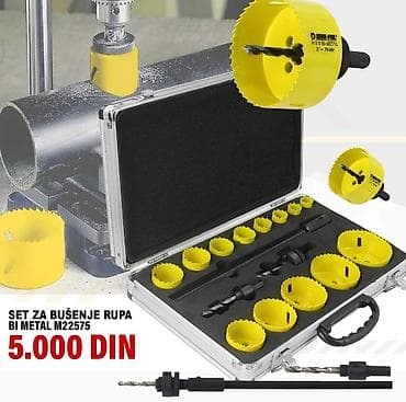 ostrac za lanac: Set za bušenje rupa – BI-METAL M22575 - Komplet testera za rupe (hole — 1