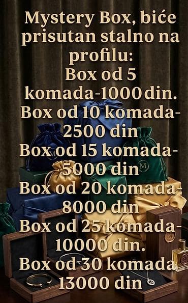 torba za dokumente: Mystery Box – stalno dostupan na profilu Izaberi veličinu kutije sa — 1