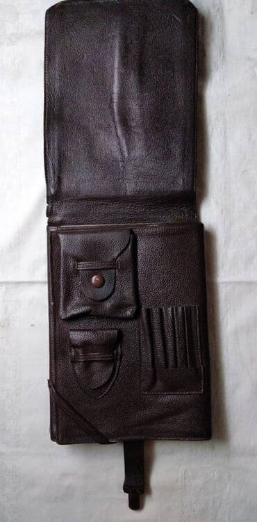 luj viton torba crna: Torba oficirska kozna za mape braon 27x19,5 cm. fali kais — 4