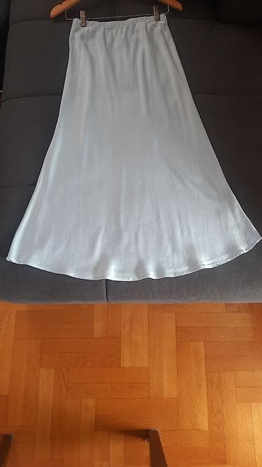 crvena satenska kosulja: S (EU 36), Maksi, bоја - Svetloplava — 4