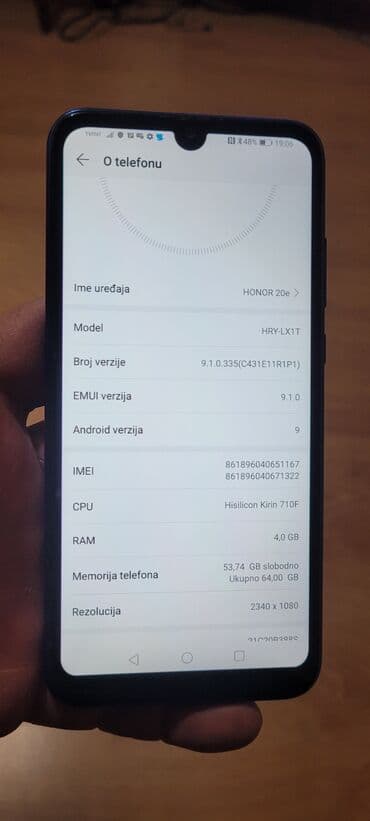 mikser za decu: Honor 20e — 2