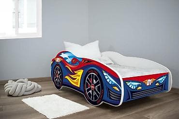Dečiji Krevet 160x80 cm (Trkački Auto) – Red Blue Car - Šifra