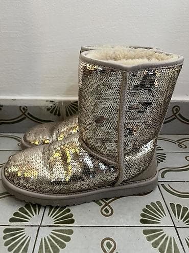 Slippers: Uggs 40, color - Silver — 2