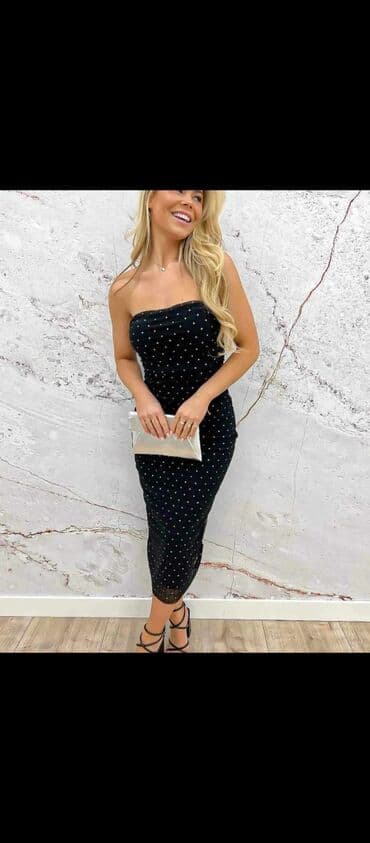 new yorker odeca: Amari S, XS, L, color - Black, Evening, Without sleeves — 3