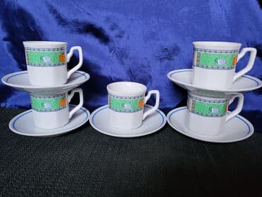 solje za caj: Soljice nove za kafu Zajecar porcelan iz 70ih. Soljice perfektne,na — 2