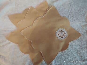 pecenjare od lima: Doilies, Used, color - Beige — 4