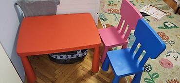 Ikea Mammut set Sto i dve stolice, lepo ocuvano, saljem nakon uplate na lalafo.rs Ikea Mammut set Sto i dve stolice, lepo ocuvano, saljem nakon uplate