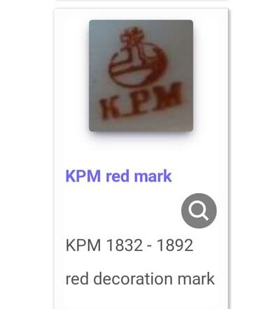 Musical Instruments: Tanjir KPM 1924 godina,dekorativni Julius Menzela,rucno oslikan. Sve — 16