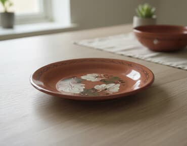 auto karta beograd zrenjanin: Ručno oslikani keramički tanjir – Korond, Transilvanija - — 3