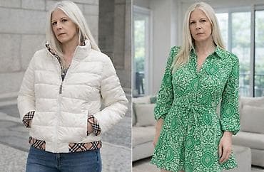 Men's Clothing: Ženska lagana jakna – prošivena, krem bela - Model: kratka, ravnog — 2