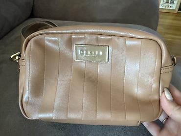 torbica hermes: MOHITO ženska crossbody torba u bež/karamel nijansi. - Materijal — 1