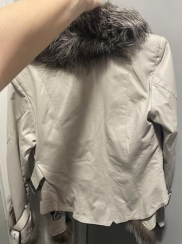 torbe m: Nova kozna jakna sa krznom — 2