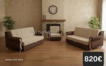 kolevka za bebe dexy co: Komplet tapaciranih garnitura za dnevni boravak – moderan Chesterfield — 7