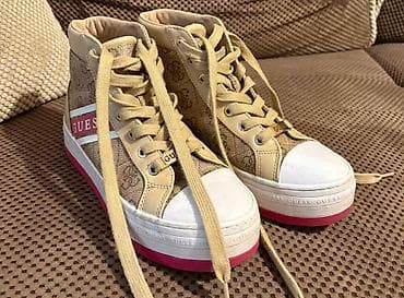 prljave patike: GUESS ženske patike – visoki model - Model: visoke patike sa — 1