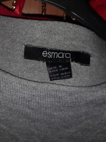 indijske tunike i haljine: Esmara M, bоја - Siva, Dugih rukava — 1