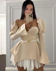 Sakoi: 🔥 Savršena 🔥 Haljina – uvoz Turska Veličine: S, M, L Cena: 5000 din — 2