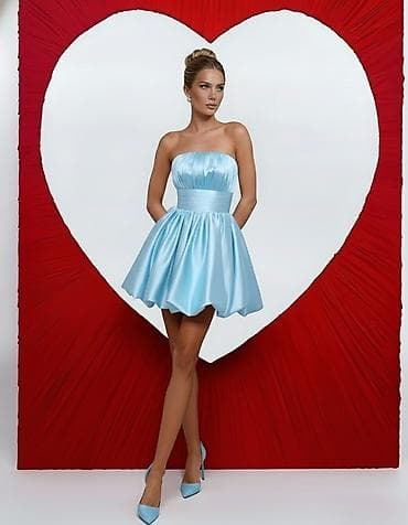 velike haljine: 🔥Koktel haljina bez bretela – sjajni satenski izgled
✅3000 din
S M L — 3