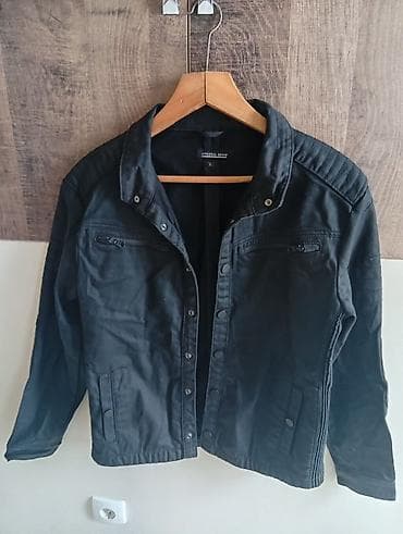 trapstar jakna: Crna jakna – Integral Denim, veličina L - Materijal: čvrst pamučni — 2