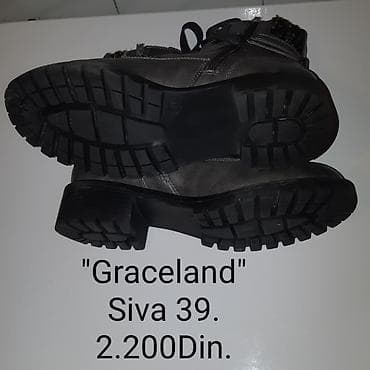 sive cizme: Čizme, 39, bоја - Siva — 6